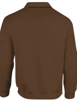 Outlet OUKU Men's Stripes Rugby Polo Long Sleeve Polo Shirts Collared Shirts Casual Outdoor Athleisure 3D Print Spring Fall Winter Black Brown Dark Blue