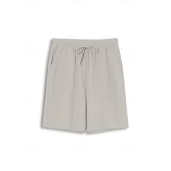 Hot OUKU Men's Summer Shorts Beach Shorts Drawstring Elastic Waist Plain Breathable Soft Short Casual Daily Holiday Streetwear Hawaiian Blue Green Micro-elastic