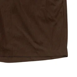 Hot OUKU Men's Summer Shorts Casual Shorts Corduroy Shorts Pocket Drawstring Elastic Waist Plain Comfort Knee Length Outdoor Daily Fashion Classic Style Black Yellow Micro-elastic