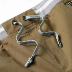Discount OUKU Men's Summer Shorts Work Shorts Pocket Drawstring Plain Comfort Breathable Knee Length Outdoor Business Fashion Casual Black Blue
