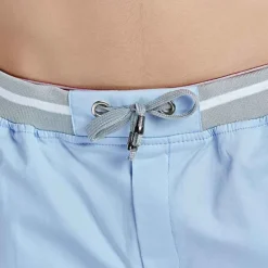 Discount OUKU Men's Summer Shorts Work Shorts Pocket Drawstring Plain Comfort Breathable Knee Length Outdoor Business Fashion Casual Black Blue