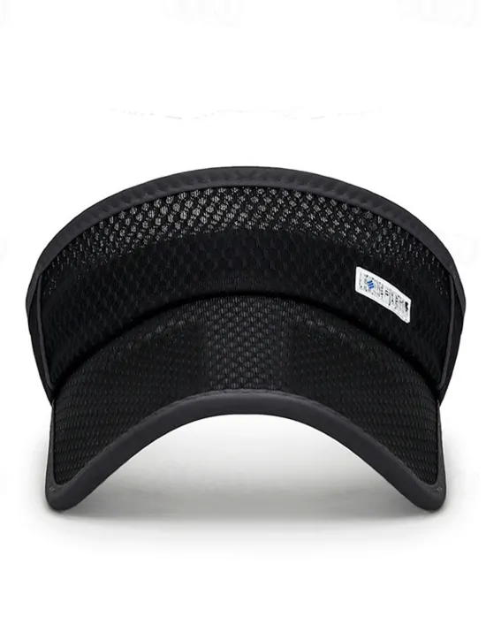 Sale OUKU Men's Sun Hat Trucker Hat Mesh Cap Black White Polyester Mesh Fashion Casual Street Daily Solid Color Adjustable Sunscreen Breathable