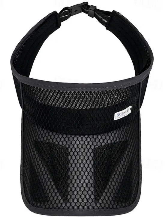 Sale OUKU Men's Sun Hat Trucker Hat Mesh Cap Black White Polyester Mesh Fashion Casual Street Daily Solid Color Adjustable Sunscreen Breathable