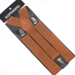 Sale OUKU Men's Suspender Polyester Nylon Metal Bucke Classic Wedding Work