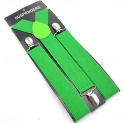 Sale OUKU Men's Suspender Polyester Nylon Metal Bucke Classic Wedding Work