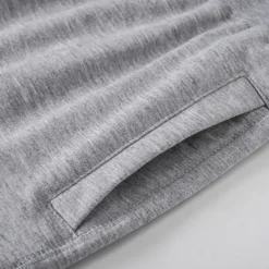 Best OUKU Men's Sweat Shorts Shorts Summer Shorts Beach Shorts Pocket Drawstring Elastic Waist Plain Comfort Breathable Short Holiday Vacation Beach Sports Fashion Black White