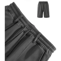 Clearance OUKU Men's Sweat Shorts Shorts Summer Shorts Beach Shorts Pocket Drawstring Elastic Waist Plain Comfort Breathable Short Outdoor Sports Classic Casual Black Brown