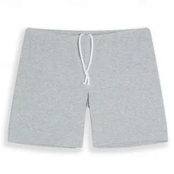 Online OUKU Men's Sweat Shorts Shorts Bermuda shorts Drawstring Elastic Waist Plain Comfort Sports Short Yoga Daily Gym Athleisure White Khaki Micro-elastic