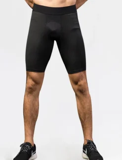 Hot OUKU Men's Sweat Shorts Shorts Going out Weekend Running Casual Plain Knee Length Gymnatics Activewear Black White