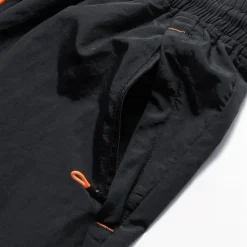 New OUKU Men's Sweat Shorts Shorts Sport Daily Quick Dry Comfortable Pocket Drawstring Elastic Waist Plain Short Gymnatics Casual Activewear Black Navy Blue Micro-elastic