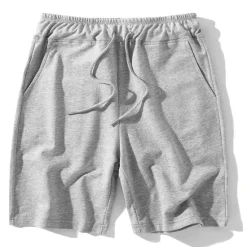Clearance OUKU Men's Sweat Shorts Shorts Running Shorts Terry Shorts Pocket Plain Comfort Breathable Outdoor Daily Going out Fashion Casual Black White