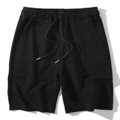 Clearance OUKU Men's Sweat Shorts Shorts Running Shorts Terry Shorts Pocket Plain Comfort Breathable Outdoor Daily Going out Fashion Casual Black White