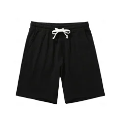 OUKU Men's Sweat Shorts Workout Shorts Casual Shorts Pocket Drawstring Elastic Waist Plain Comfort Breathable Knee Length Casual Daily Holiday Sports Fashion Black Army Green Micro-elastic