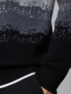 Discount OUKU Men's Sweater Pullover Sweater Jumper Knit Regular Ombre Crew Neck Knitwear Elegant Formal Anniversary Clothing Apparel Fall Winter Black M L XL