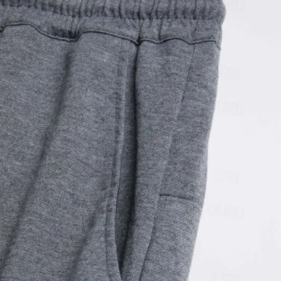 Online OUKU Men's Sweatpants Joggers Drawstring Towel Loop Zipper Pocket Solid Colored Breathable Quick Dry Athletic Weekend Streetwear Casual / Sporty Athleisure Slim Dark Grey Black Stretchy