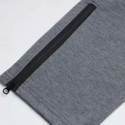Online OUKU Men's Sweatpants Joggers Drawstring Towel Loop Zipper Pocket Solid Colored Breathable Quick Dry Athletic Weekend Streetwear Casual / Sporty Athleisure Slim Dark Grey Black Stretchy
