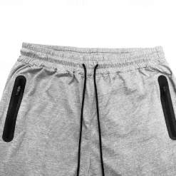New OUKU Men's Sweatpants Joggers Jogging Pants Sports Pants Pocket Drawstring Elastic Waist Plain Comfort Sports Outdoor Casual / Sporty Black Navy Blue Micro-elastic