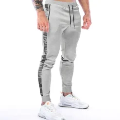 New OUKU Men's Sweatpants Joggers Plain Comfort Breathable Outdoor Daily Going out Fashion Casual Black Light Grey