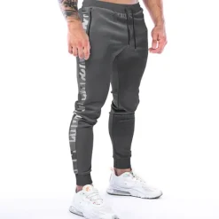 New OUKU Men's Sweatpants Joggers Plain Comfort Breathable Outdoor Daily Going out Fashion Casual Black Light Grey