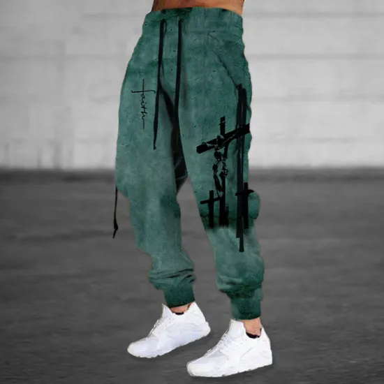 Online OUKU Men's Sweatpants Joggers Trousers Drawstring Elastic Waist Ribbon Graphic Prints Comfort Breathable Sports Outdoor Casual Daily Cotton Blend Terry Streetwear Designer Red Purple Micro-elastic