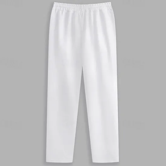 Hot OUKU Men's Sweatpants Joggers Trousers Pleated Pants Drawstring Elastic Waist Plain Comfort Breathable Casual Daily Holiday Sports Fashion Black White