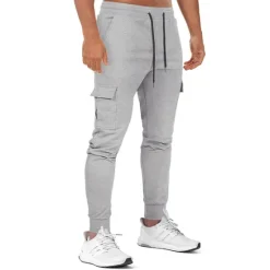 Clearance OUKU Men's Sweatpants Joggers Trousers Pocket Plain Comfort Breathable Outdoor Daily Going out Fashion Casual Black Army Green