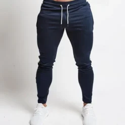 Hot OUKU Men's Sweatpants Joggers Trousers Pocket Drawstring Elastic Waist Color Block Comfort Sports Outdoor Daily Fashion Casual Black / Red Black Micro-elastic
