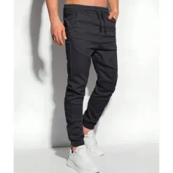 OUKU Men's Sweatpants Joggers Trousers Pocket Drawstring Elastic Waist Plain Comfort Sports Outdoor Daily Fashion Casual Black Light Green Micro-elastic
