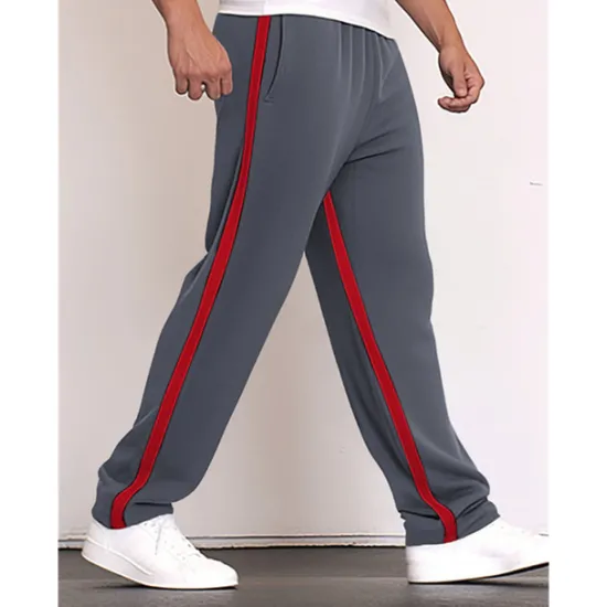 Discount OUKU Men's Sweatpants Joggers Trousers Straight Leg Sweatpants Drawstring Elastic Waist Straight Leg Color Block Patchwork Comfort Breathable Casual Daily Holiday Sports Fashion Black Yellow