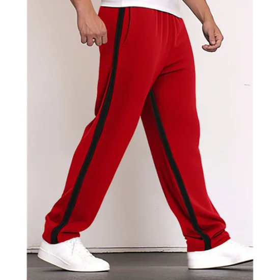 Discount OUKU Men's Sweatpants Joggers Trousers Straight Leg Sweatpants Drawstring Elastic Waist Straight Leg Color Block Patchwork Comfort Breathable Casual Daily Holiday Sports Fashion Black Yellow