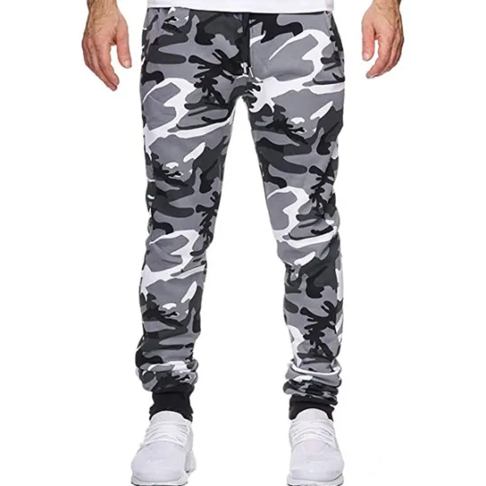 Online OUKU Men's Sweatpants Joggers Trousers Pants Trousers Camo Pants Elastic Waist Jacquard Camouflage Outdoor Full Length Casual Daily Cotton Streetwear Camouflage Blue Yellow camouflage Micro-elastic