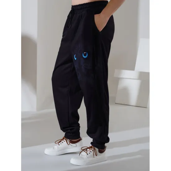 Clearance OUKU Men's Sweatpants Joggers Trousers Drawstring Side Pockets Elastic Waist Animal Graphic Prints Comfort Breathable Sports Outdoor Casual Daily Cotton Blend Terry Streetwear Designer Black Purple
