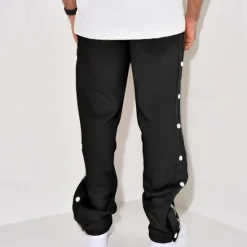 Clearance OUKU Men's Sweatpants Joggers Trousers Straight Leg Sweatpants Pocket Drawstring Elastic Waist Plain Comfort Sports Outdoor Daily Fashion Casual Black White Micro-elastic