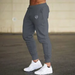 Best OUKU Men's Sweatpants Joggers Trousers Track Pants Drawstring Elastic Waist Geometric Pattern Sports Outdoor Athleisure ArmyGreen Black