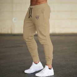 Best OUKU Men's Sweatpants Joggers Trousers Track Pants Drawstring Elastic Waist Geometric Pattern Sports Outdoor Athleisure ArmyGreen Black
