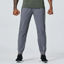 Clearance OUKU Men's Sweatpants Running Pants Track Pants Drawstring Elastic Waistband Zipper Pocket Pants / Trousers Outdoor Sports & Outdoor Athletic Fall Quick Dry Lightweight Soft Marathon Running Workout