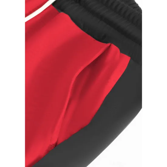 New OUKU Men's Sweatpants Trousers Casual Pants Patchwork Pocket Drawstring Color Block Comfort Vacation Sports Outdoor Casual Black White Micro-elastic