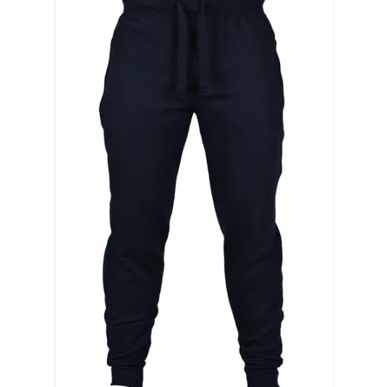 Outlet OUKU Men's Sweatpants Trousers Pants Trousers Jogging Pants Sports Pants Drawstring Elastic Waist Solid Color Warm Breathable Full Length Sports Weekend Sporty Casual / Sporty Black Navy Blue Micro-elastic