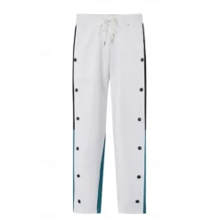 Best OUKU Men's Sweatpants Trousers Patchwork Pocket Drawstring Color Block Comfort Sports Outdoor Daily Casual Black White Micro-elastic