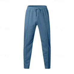 OUKU Men's Sweatpants Trousers Drawstring Elastic Waist Straight Leg Plain Comfort Sports Outdoor Daily Fashion Casual ArmyGreen Black Micro-elastic