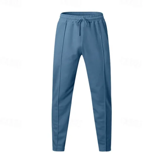 OUKU Men's Sweatpants Trousers Drawstring Elastic Waist Straight Leg Plain Comfort Sports Outdoor Daily Fashion Casual ArmyGreen Black Micro-elastic