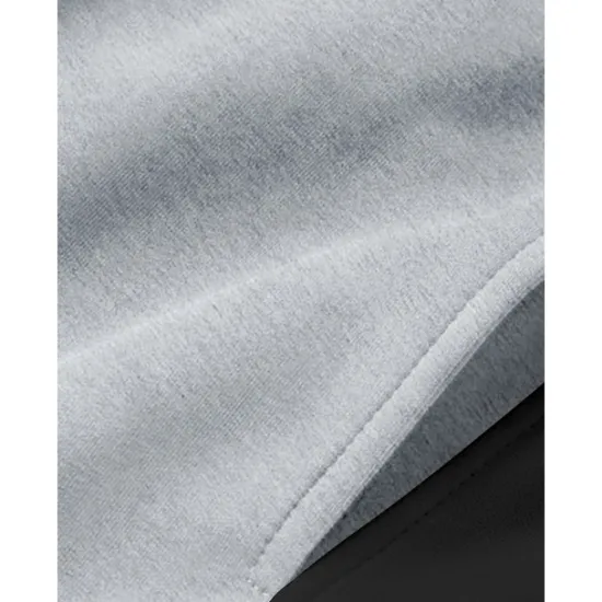 Online OUKU Men's Sweatpants Wide Leg Sweatpants Trousers Pocket Drawstring Elastic Waist Color Block Comfort Sports Outdoor Daily Fashion Casual Black White Micro-elastic