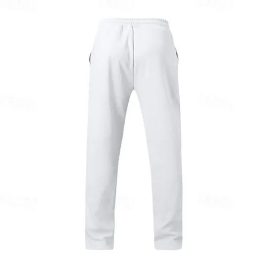 Sale OUKU Men's Sweatpants Wide Leg Sweatpants Trousers Pocket Drawstring Elastic Waist Plain Comfort Sports Outdoor Daily Fashion Casual ArmyGreen Black Micro-elastic
