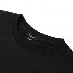 Discount OUKU Men's Sweatshirt Crew Neck Plain Casual Daily Sports non-printing Basic Workout Athletic Fall Winter Clothing Apparel Hoodies Sweatshirts Long Sleeve Black