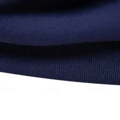 New OUKU Men's Sweatshirt Black Yellow Navy Blue Brown Dark Gray Lapel Color Block Patchwork Sports & Outdoor Daily Holiday Polyester Streetwear Basic Casual Spring & Fall Clothing Apparel Hoodies