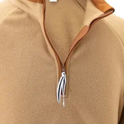 New OUKU Men's Sweatshirt Polar Fleece Quarter Zip Sweatshirt Black Army Green Navy Blue Khaki Half Zip Plain Pocket Sports & Outdoor Daily Holiday Streetwear Cool Casual Spring & Fall Clothing Apparel