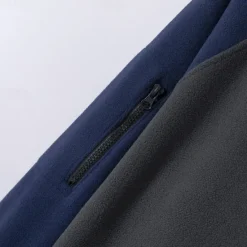 Clearance OUKU Men's Sweatshirt Quarter Zip Sweatshirt Army Green Navy Blue Half Zip Color Block Patchwork Sports & Outdoor Daily Holiday Streetwear Basic Casual Fall & Winter Clothing Apparel Hoodies Sweatshirts