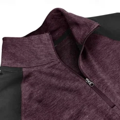 New OUKU Men's Sweatshirt Quarter Zip Sweatshirt White Red Royal Blue Blue Green Half Zip Color Block Patchwork Sports & Outdoor Daily Holiday Streetwear Basic Casual Spring & Fall Clothing Apparel Hoodies