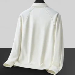 New OUKU Men's Sweatshirt Quarter Zip Sweatshirt Black White Dark Gray Polo Collar Plain Zipper Pocket Sports & Outdoor Casual Daily Designer Sportswear Basic Spring Fall Clothing Apparel Hoodies Sweatshirts