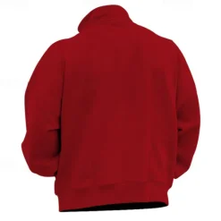 Sale OUKU Men's Sweatshirt Quarter Zip Sweatshirt Apricot Black White Wine Red Half Zip Plain Sports & Outdoor Daily Holiday Polyester Streetwear Basic Casual Fall & Winter Clothing Apparel Hoodies Sweatshirts